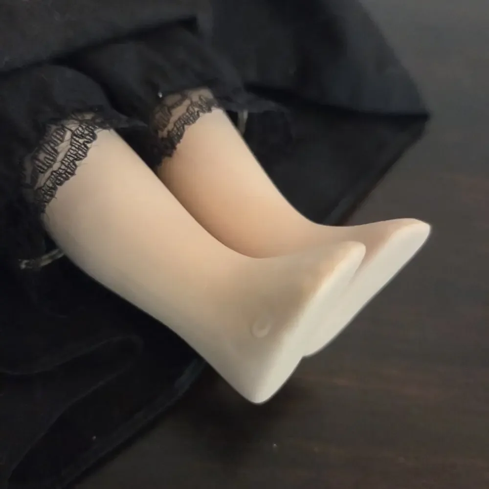 Vtg Nun Doll 16” Porcelain Face Hands Legs Chest Habit & Socks Incl. Unmarked